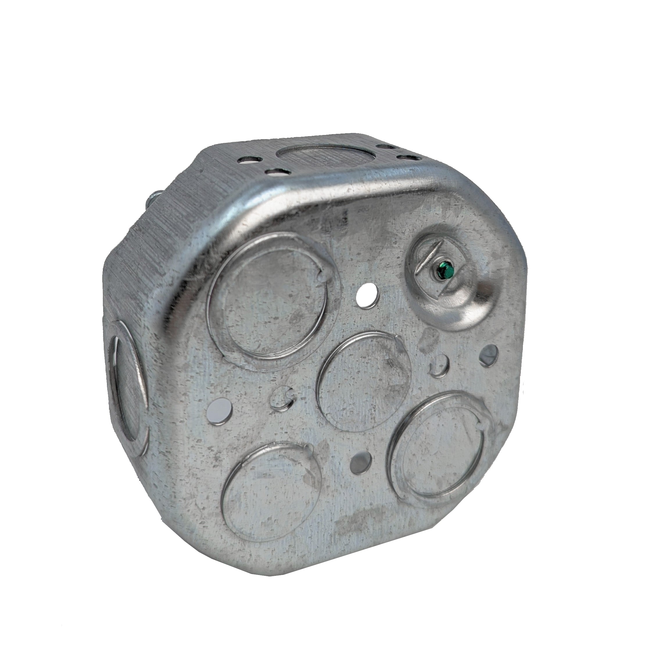 Octagon Box With KO 4''x 4''x 1 1/2'', 15 Cu. Inch