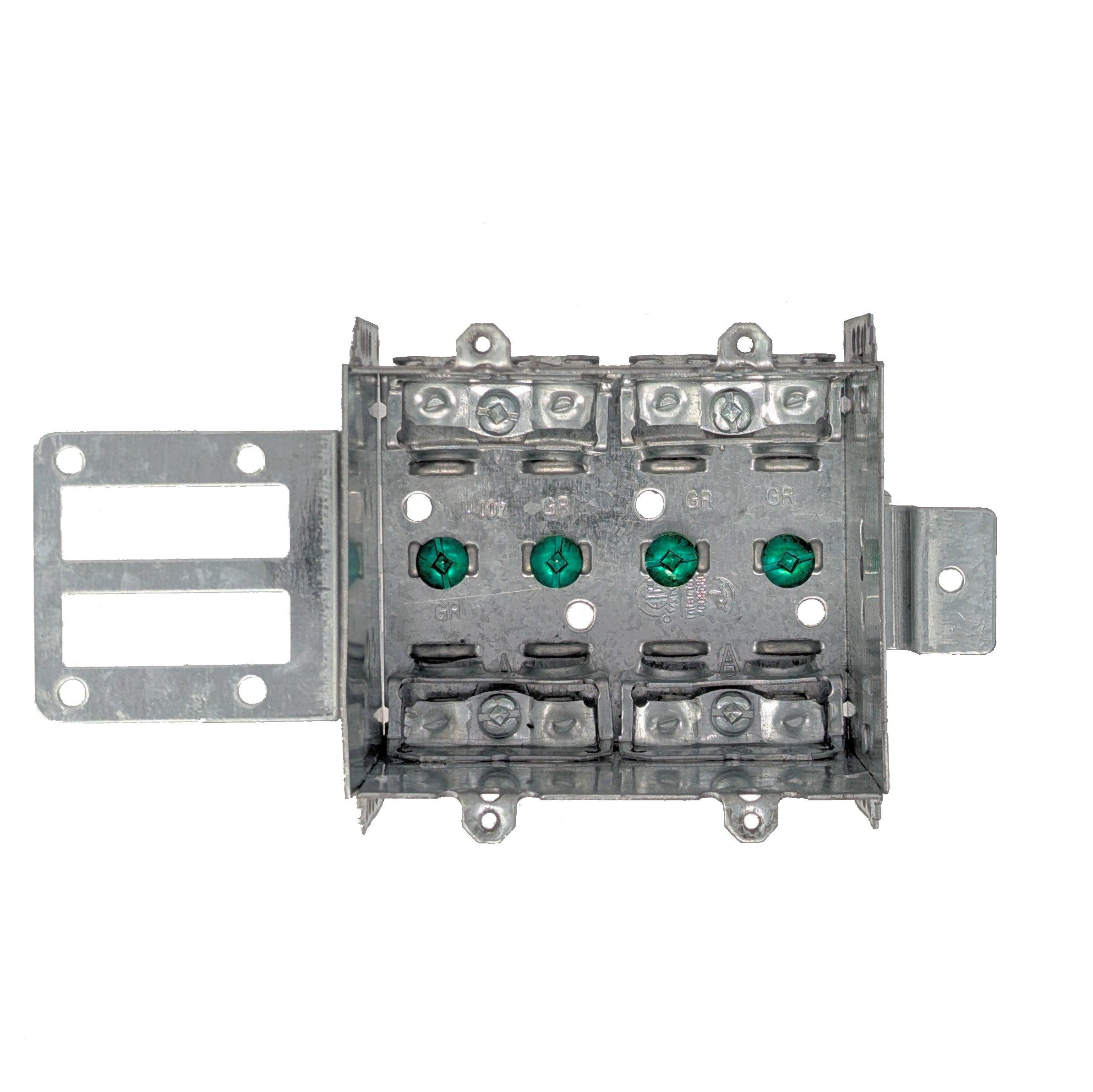 Steel Stud Two Gang Box | NMD-BX | 3''x 3 1/4''x 2 1/2'', 25 Cu. Inch