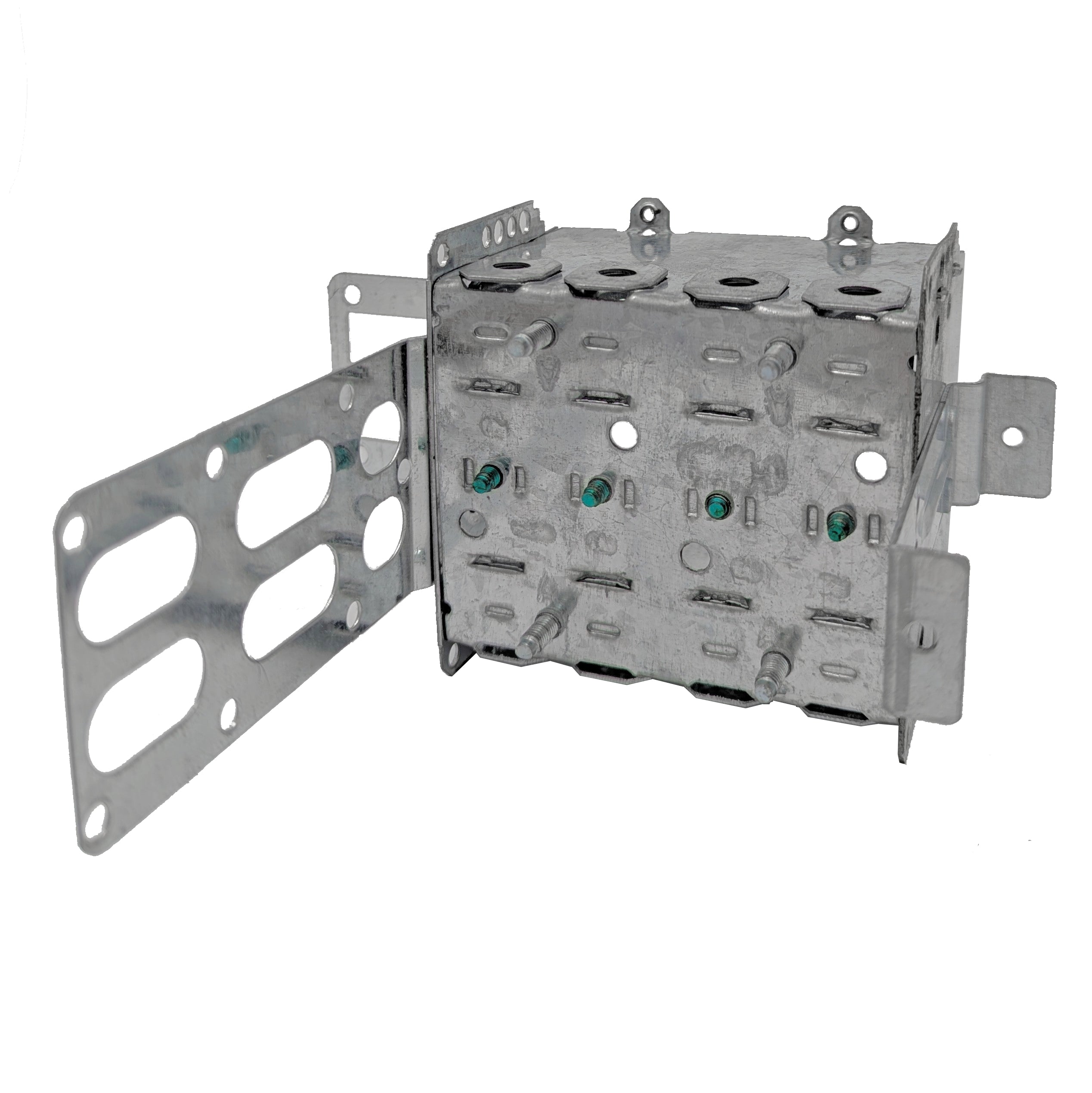 Steel Stud Two Gang Box | NMD-BX | 3''x 3 1/4''x 2 1/2'', 25 Cu. Inch