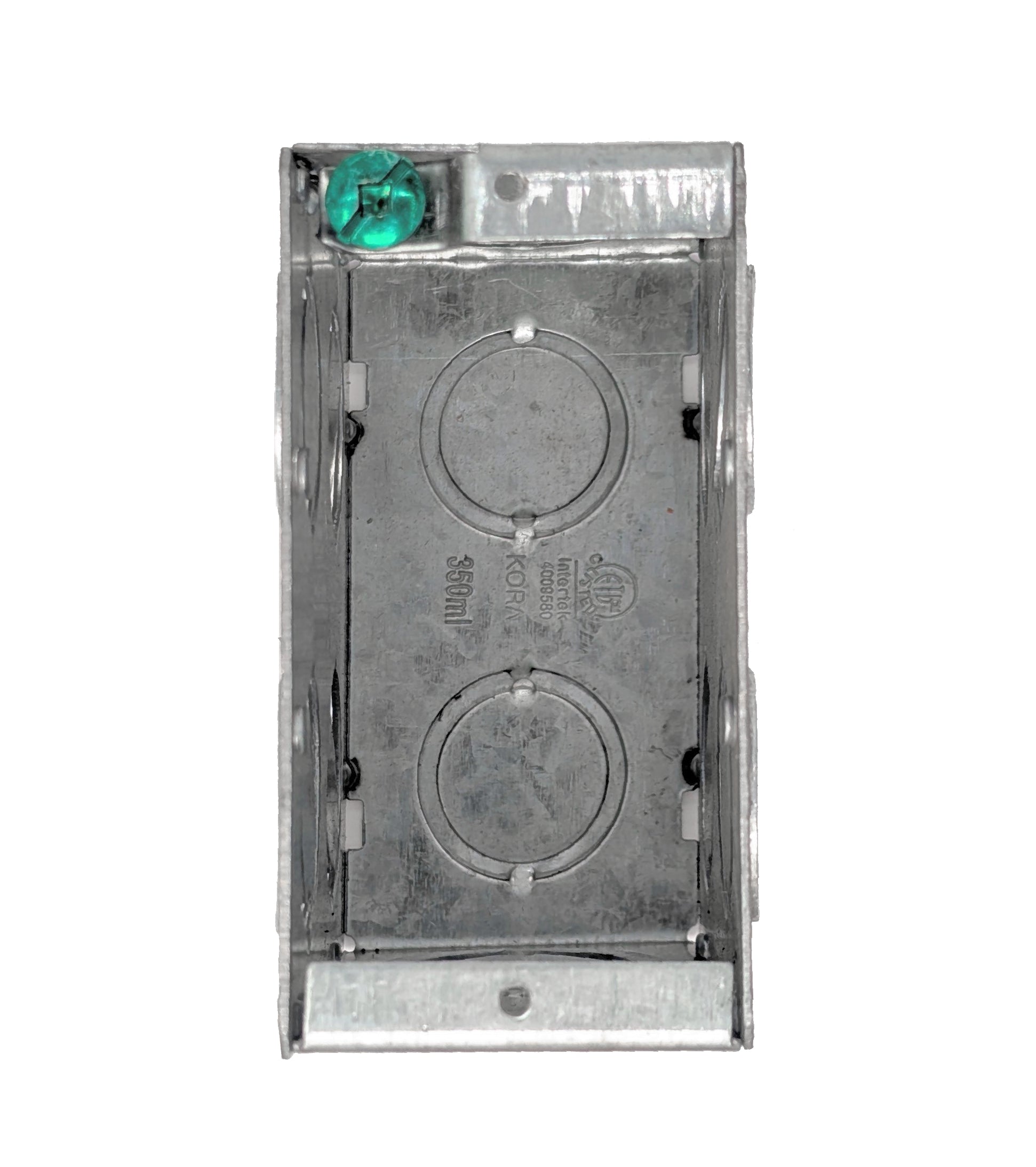 Single gang masonry Box 2''x 3-3/4''x 3- 1/2'', 21 Cu. Inch