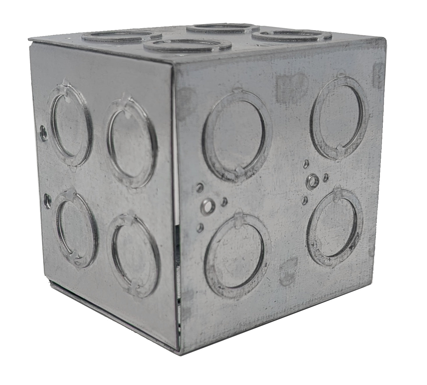 Two gang masonry Box 3-3/4''x 3- 13/16''x 3-1/2'', 42 Cu. Inch