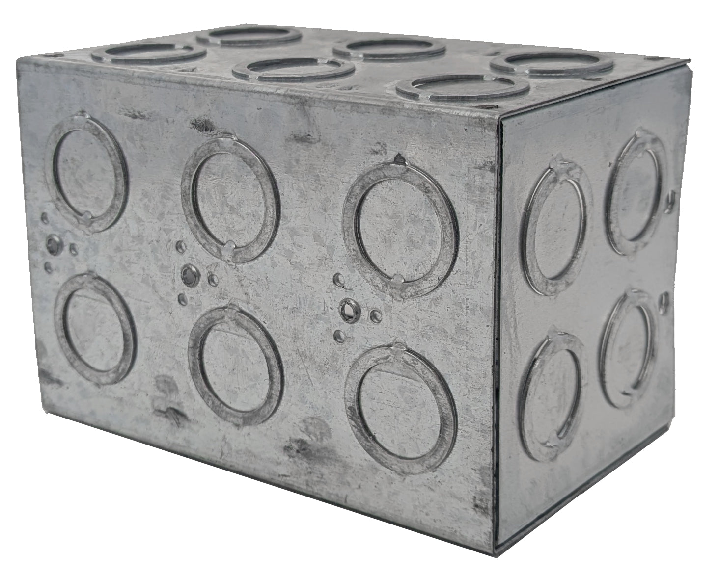 Three Gang Masonry Box 3-3/4''x 5- 10/16''x 3-1/2'', 55 Cu. Inch
