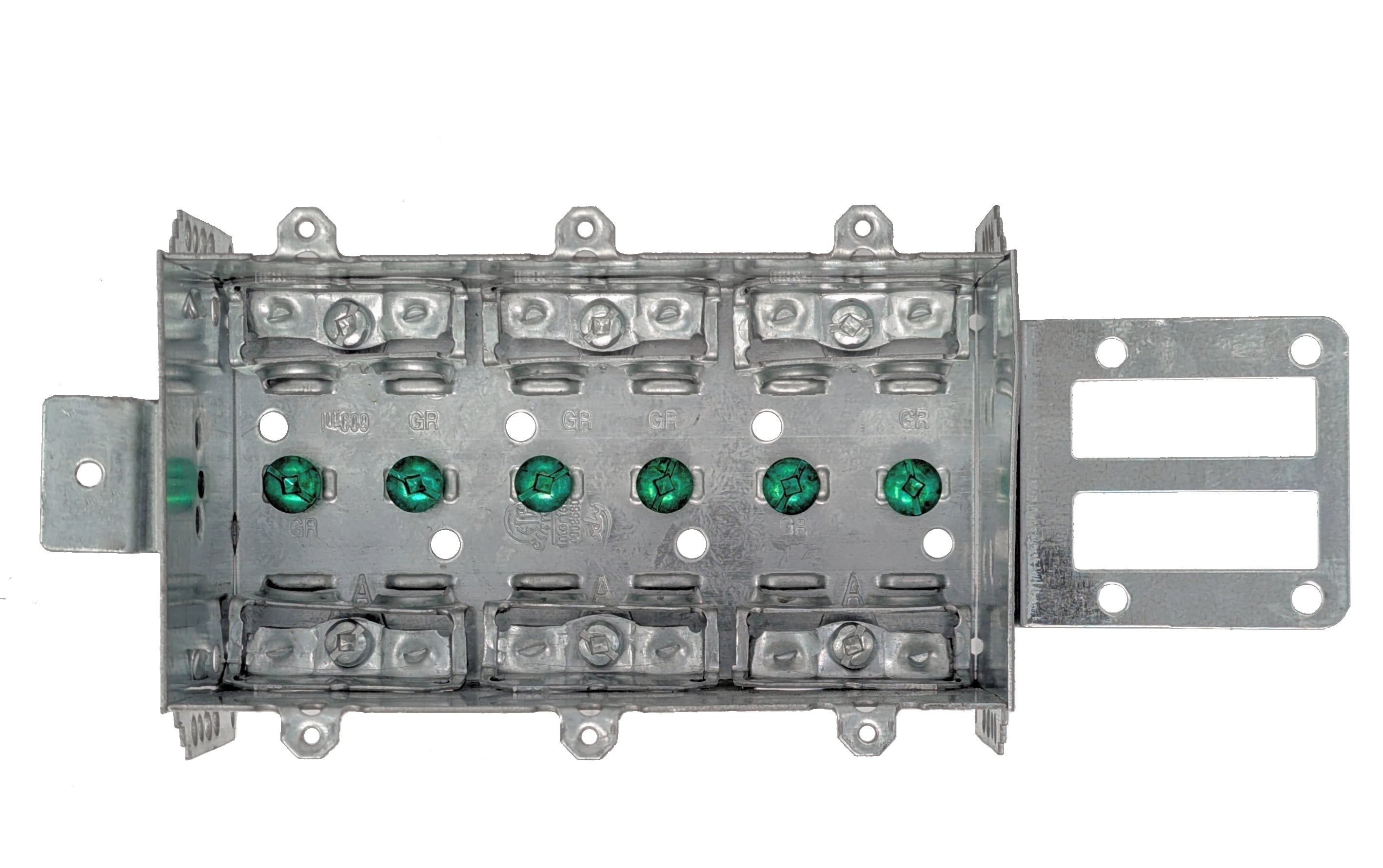 Steel Stud Three Gang Box |NMD-BX| 5-1/2" x 3" x 2-1/2" | 37.5 Cu. Inch