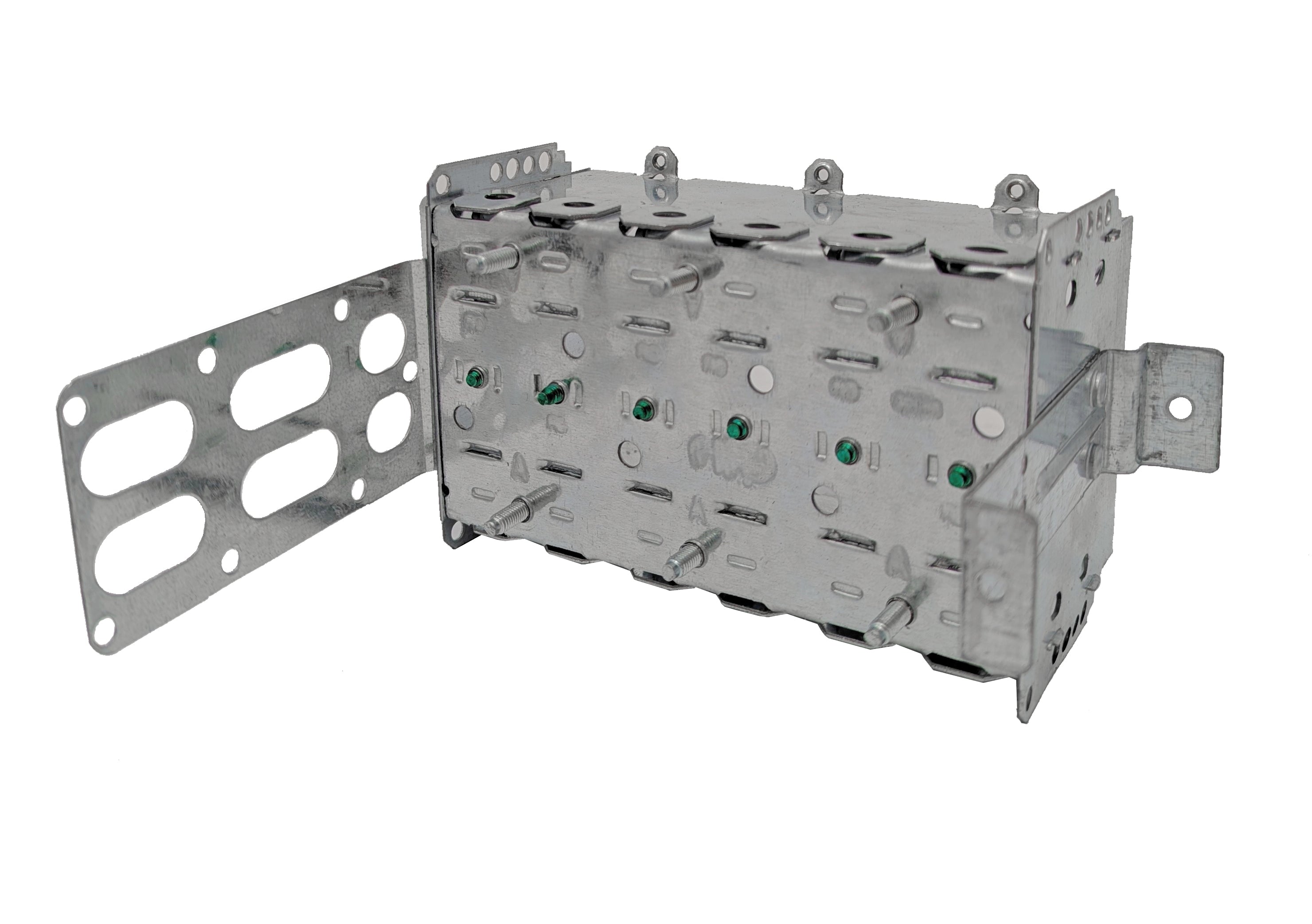 Steel Stud Three Gang Box |NMD-BX| 5-1/2" x 3" x 2-1/2" | 37.5 Cu. Inch