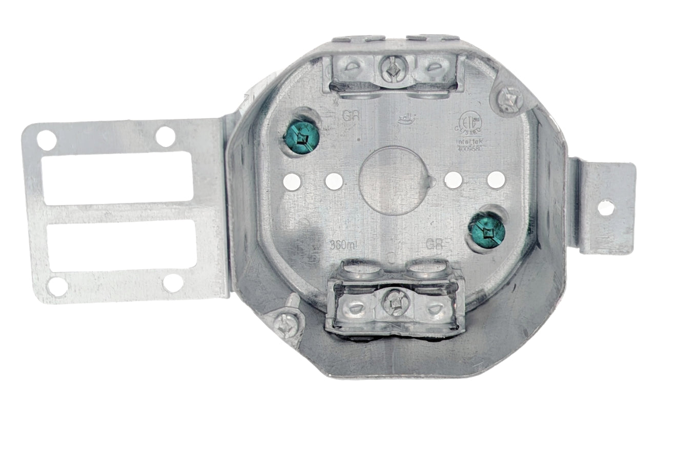 Steel Stud Octagon Box 4''x 4''x 2-1/8''