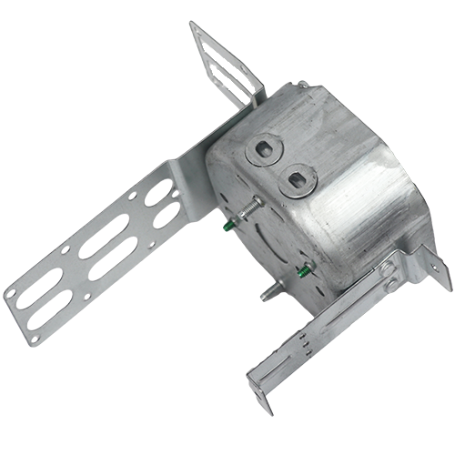 Steel Stud Octagon Box 4''x 4''x 2-1/8''