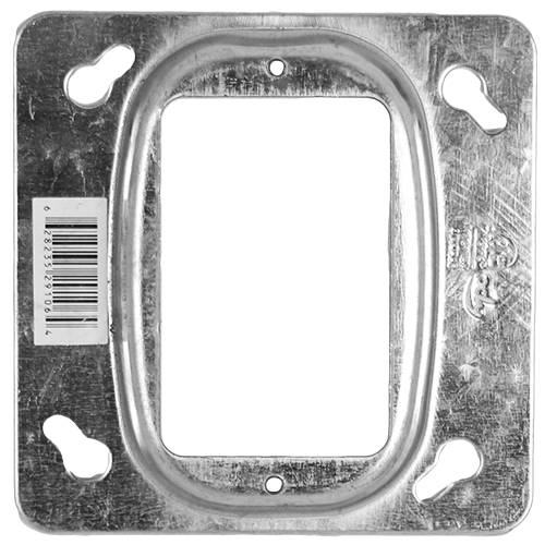 4'' Square Raised Cover 3/4'' Deep, One Device