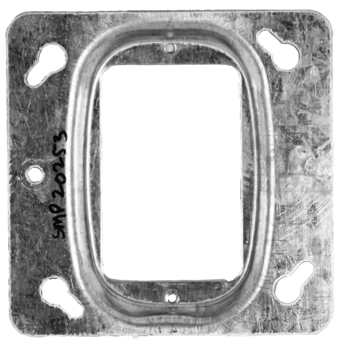 4'' Square Raised Cover 3/4'' Deep, One Device