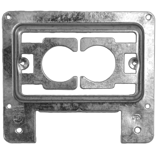 Metal Low Voltage Single Gang Mud Ring