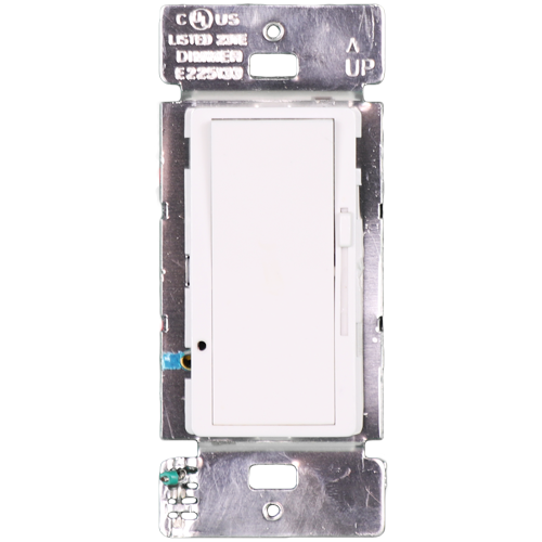Lighted Dimmer 700W with Plate-Single Pole, 150W for LED