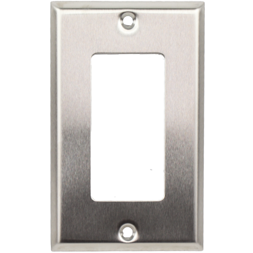 Single Gang Decorative Plate Stainless Steel