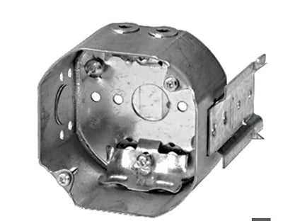 Octagon Box With Side bracket | NMD |  4''x 4''x 2-1-8'', 21 Cu. inch
