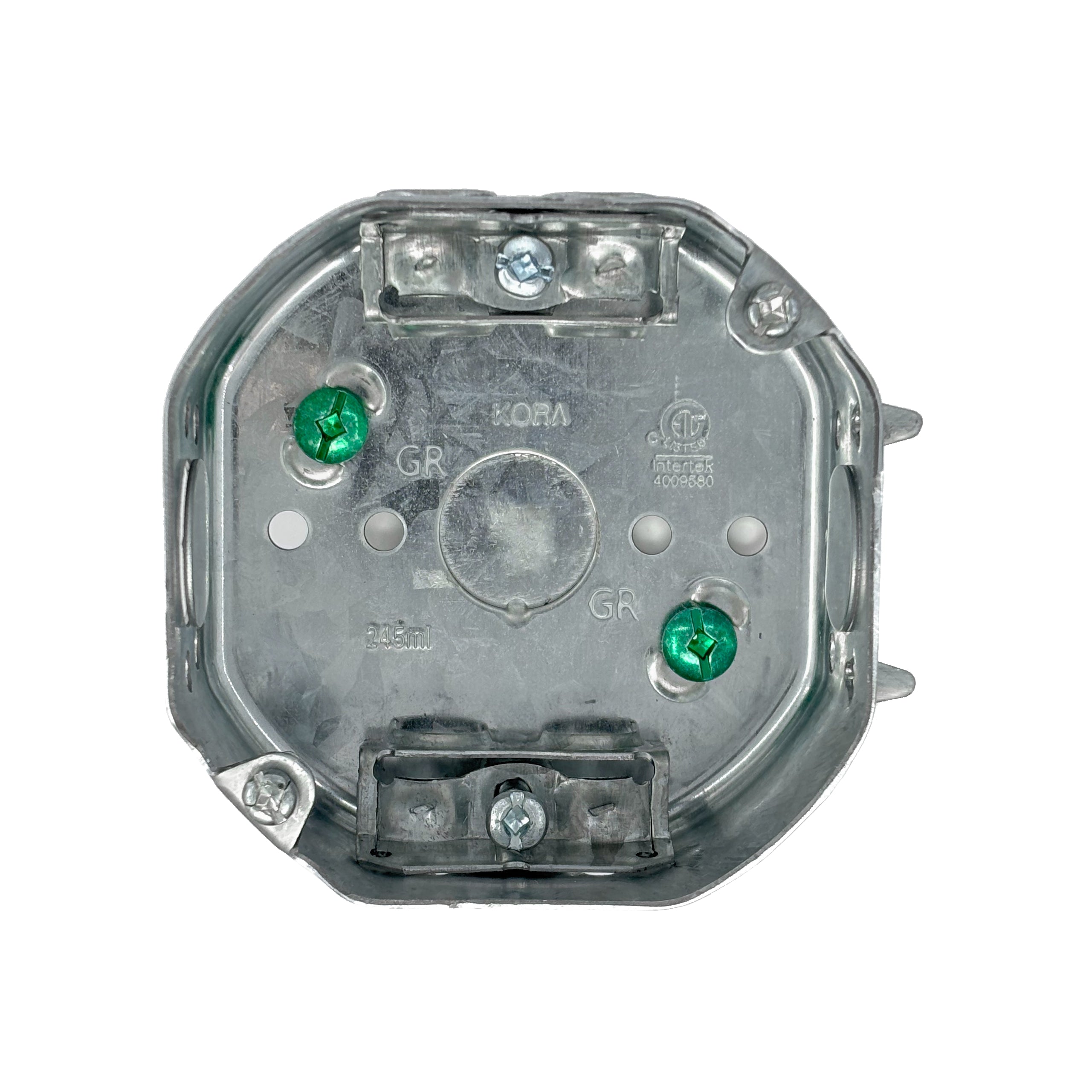 Octagon Box With Clamp 4''x 4''x 1  1/2'', 15 Cu. Inch (BX / Loomex)