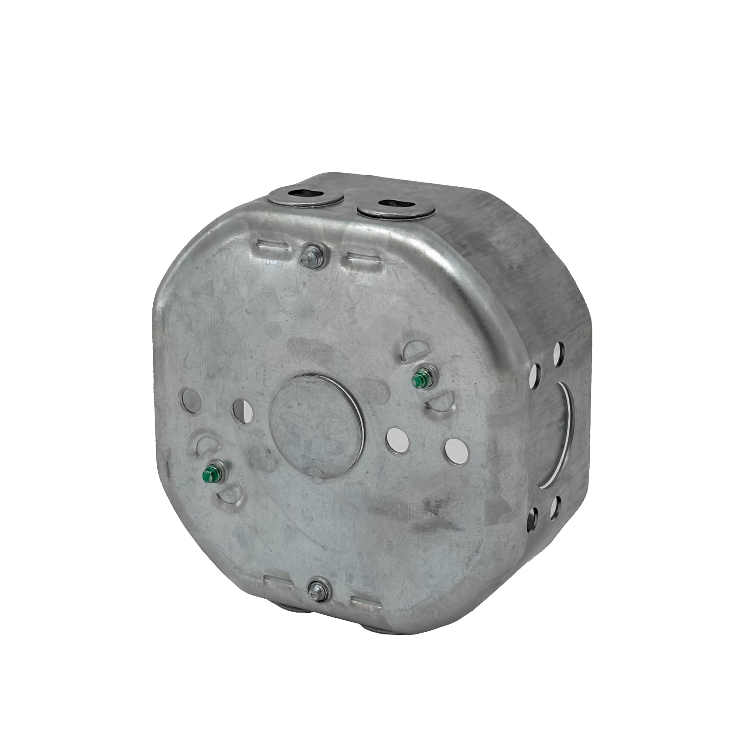 Octagon Box With Clamp 4''x 4''x 1  1/2'', 15 Cu. Inch (BX / Loomex)