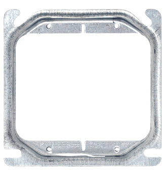 4'' Square Raised Cover 3/4'' Deep, Two Device