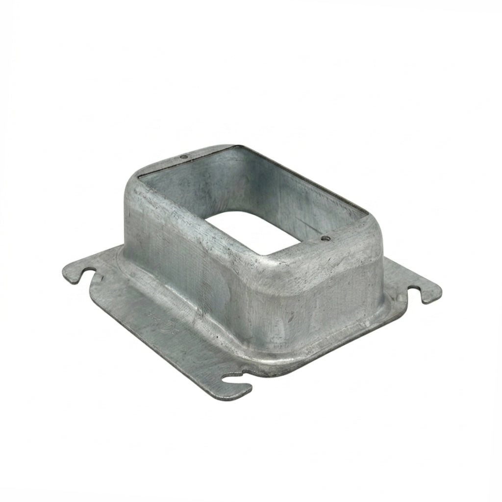 4'' Square Raised Cover 1-1/2'' Deep, 1 Gang