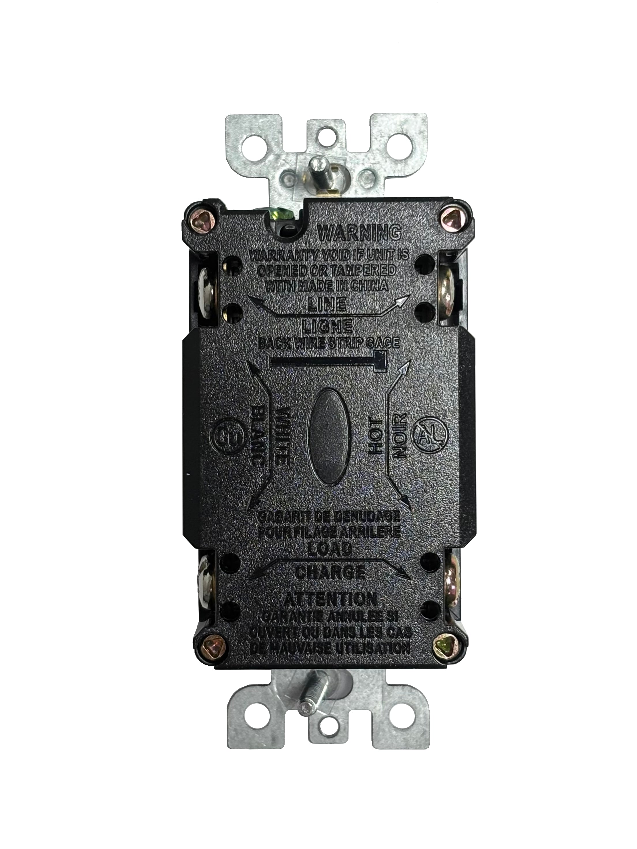 TR20Amp GFCI with Self Testing Black