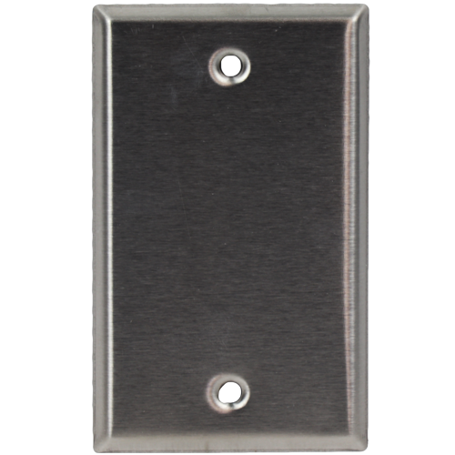 Single Gang Blank Cover Plate Stainless Steel